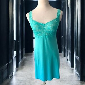 New! COSABELLA TURQUOISE BABYDOLL CHEMISE SIZE MEDIUM